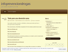 Tablet Screenshot of infoprevenciondrogas.wordpress.com