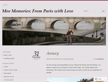 Tablet Screenshot of moememories.wordpress.com