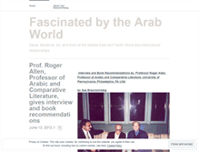 Tablet Screenshot of fascinatedbythearabworld.wordpress.com