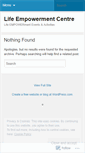 Mobile Screenshot of lifeempowermentcentre.wordpress.com