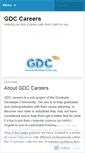 Mobile Screenshot of gdccareers.wordpress.com