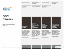 Tablet Screenshot of gdccareers.wordpress.com