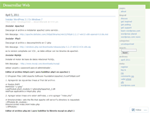 Tablet Screenshot of desarrollarweb.wordpress.com