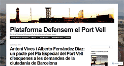 Desktop Screenshot of defensemportvell.wordpress.com