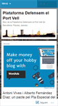 Mobile Screenshot of defensemportvell.wordpress.com