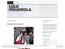 Tablet Screenshot of lolafiguerola.wordpress.com