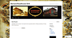 Desktop Screenshot of barnardroadhouse.wordpress.com