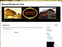 Tablet Screenshot of barnardroadhouse.wordpress.com