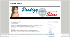 Desktop Screenshot of prodigysaludybelleza.wordpress.com