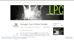 Desktop Screenshot of livephillyconcerts.wordpress.com