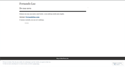 Desktop Screenshot of fernandoluz.wordpress.com
