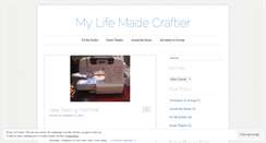 Desktop Screenshot of mylifemadecraftier.wordpress.com