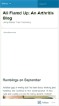 Mobile Screenshot of allflaredup.wordpress.com