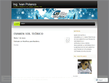 Tablet Screenshot of ingpolanco.wordpress.com