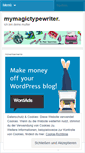 Mobile Screenshot of mymagictypewriter.wordpress.com
