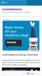 Mobile Screenshot of craniobalance.wordpress.com