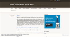 Desktop Screenshot of homegrownmusicsa.wordpress.com