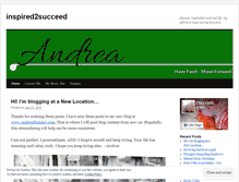 Tablet Screenshot of inspired2succeed.wordpress.com
