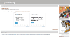 Desktop Screenshot of laparva1.wordpress.com