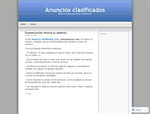 Tablet Screenshot of clasificados.wordpress.com