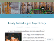 Tablet Screenshot of chicksonbikes.wordpress.com