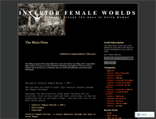 Tablet Screenshot of interiorfemale.wordpress.com