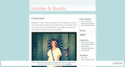 Desktop Screenshot of goodiesandguests.wordpress.com
