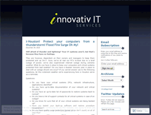 Tablet Screenshot of innovativit.wordpress.com