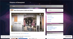 Desktop Screenshot of picturesofdisneyland.wordpress.com