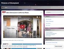 Tablet Screenshot of picturesofdisneyland.wordpress.com