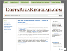 Tablet Screenshot of costaricareciclaje.wordpress.com