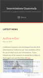 Mobile Screenshot of intermissionsguatemala.wordpress.com