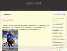 Tablet Screenshot of intermissionsguatemala.wordpress.com