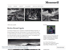 Tablet Screenshot of mononeil.wordpress.com