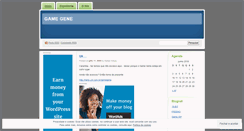 Desktop Screenshot of gamegene.wordpress.com