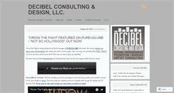 Desktop Screenshot of decibelgraphics.wordpress.com