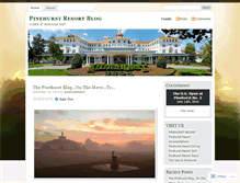 Tablet Screenshot of pinehurstresort.wordpress.com