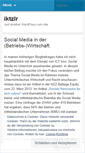 Mobile Screenshot of iktzlr.wordpress.com