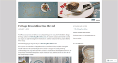 Desktop Screenshot of cottagerevolution.wordpress.com