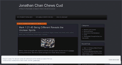 Desktop Screenshot of jonchanchewscud.wordpress.com