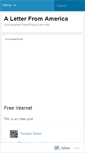 Mobile Screenshot of aletterfromamerica.wordpress.com