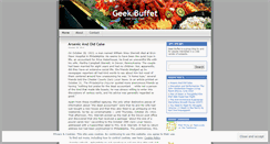 Desktop Screenshot of geekbuffet.wordpress.com