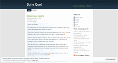 Desktop Screenshot of duiequel.wordpress.com