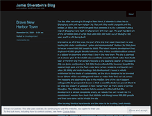 Tablet Screenshot of jamiesilverstein.wordpress.com