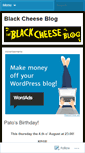 Mobile Screenshot of blackcheeseblog.wordpress.com