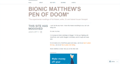Desktop Screenshot of bionicmatthew.wordpress.com