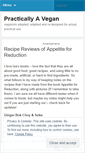 Mobile Screenshot of practicallyavegan.wordpress.com