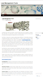 Mobile Screenshot of leadmanagementtools.wordpress.com