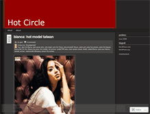 Tablet Screenshot of hotcircle.wordpress.com