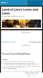 Mobile Screenshot of laillb.wordpress.com